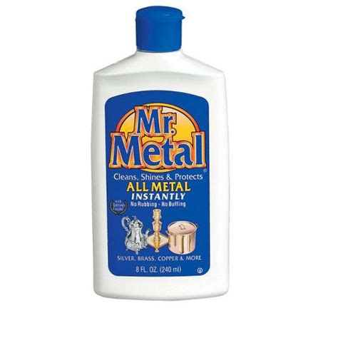 Mr. Metal Mild Scent Metal Cleaner 8 oz Liquid (Pack 